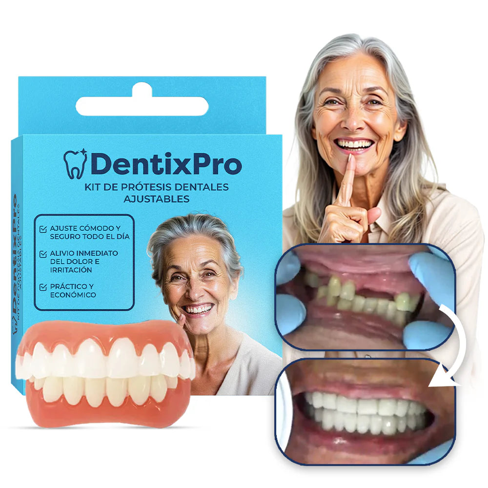 DentixPro - Kit de prótesis dental holandesa ajustable