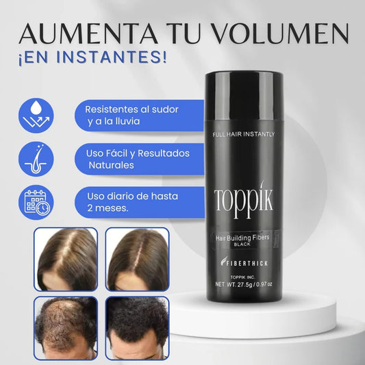 FiberThick - Fibras Capilares TOPPIK™ - Volumen al instante