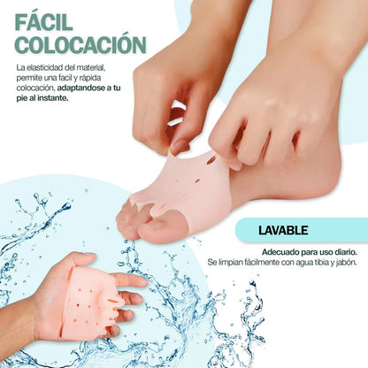 Almohadillas terapéuticas con Separador de dedos l PharmaToe™