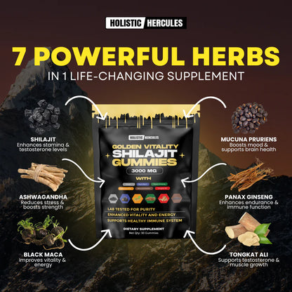 Shilajit Gummies - puro del Himalaya
